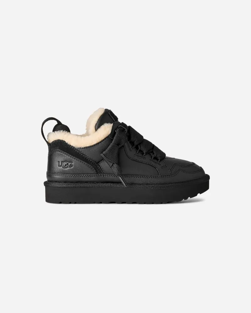 UGG Lowmel LTHR Sneaker für Damen in Black, Größe Leder Black
