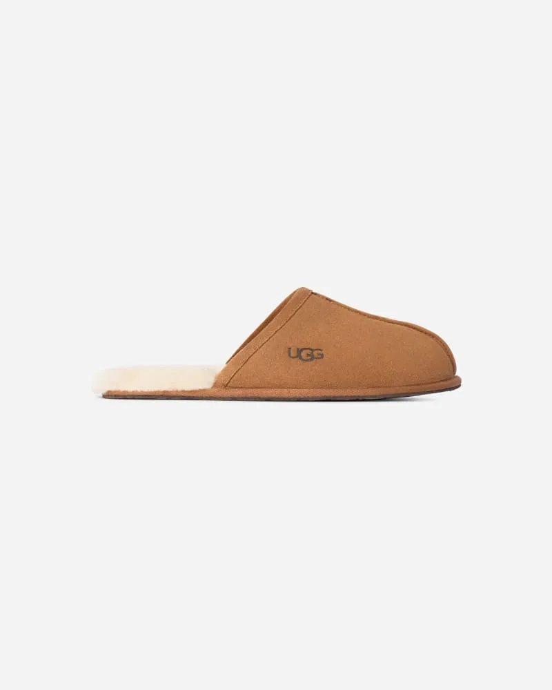 UGG Scuff Hausschuh für Herren | UGG® EU in Brown, Größe Veloursleder Chestnut