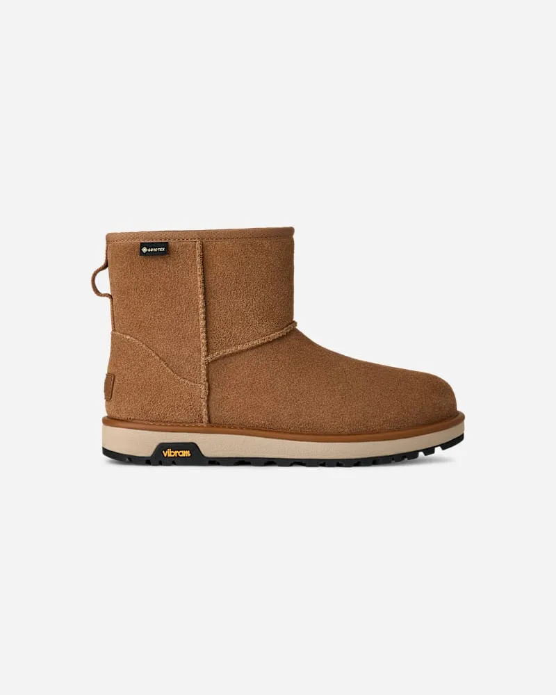 UGG Classic Mini GTX Boot für Damen in Brown, Größe Veloursleder Chestnut