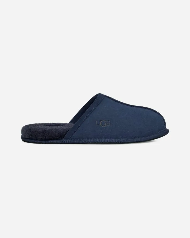 UGG Scuff Hausschuhe für Herren in Deep Ocean, Größe Veloursleder Deep