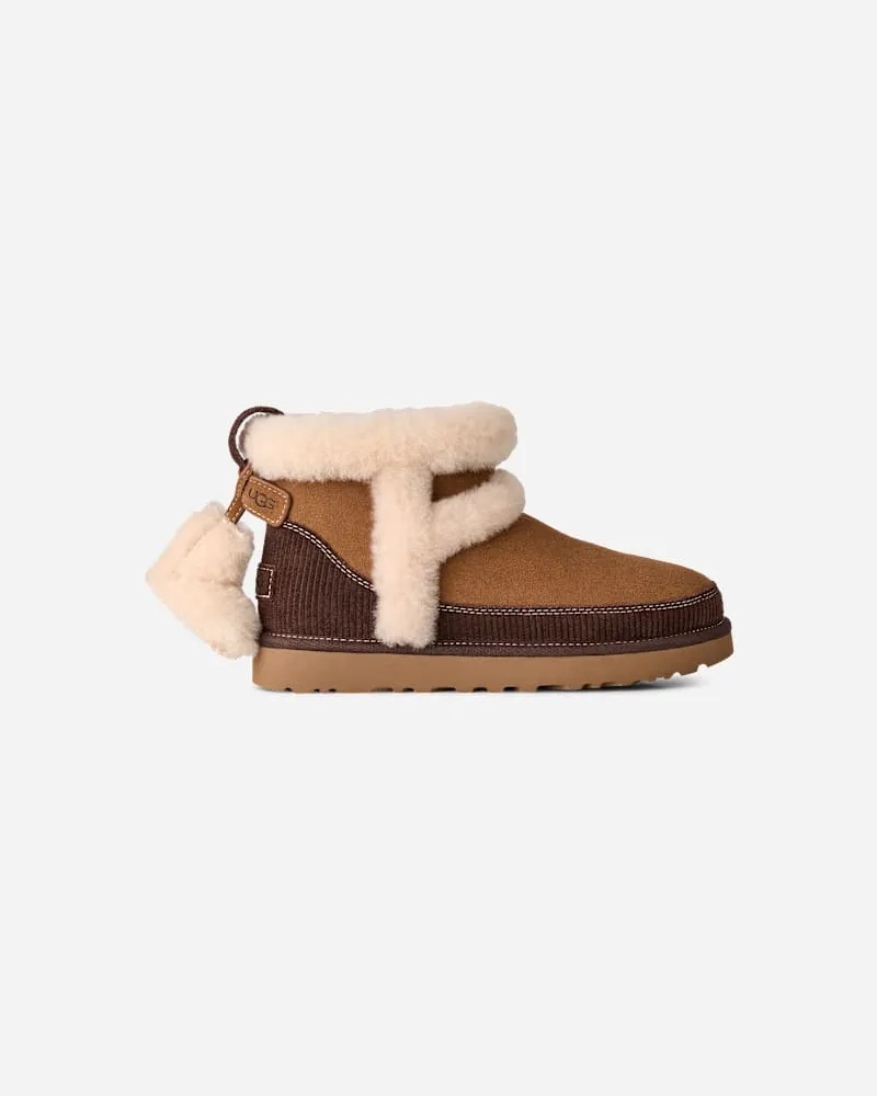 UGG Classic Mini Heritage Boot für Damen in Brown, Größe Chestnut