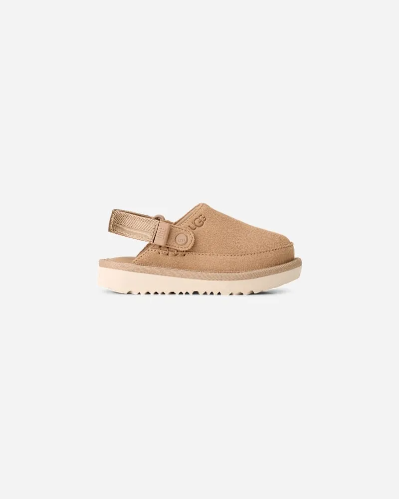 UGG Goldenstar Clog für Kinder | UGG® EU in Beige, Größe Wildleder Sand