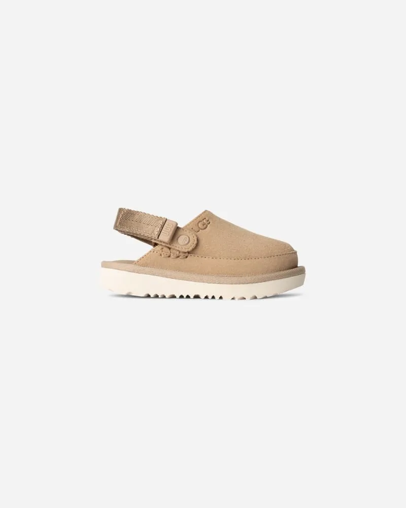UGG Goldenstar Clog für Kinder | UGG® EU in Beige, Größe Veloursleder Sand