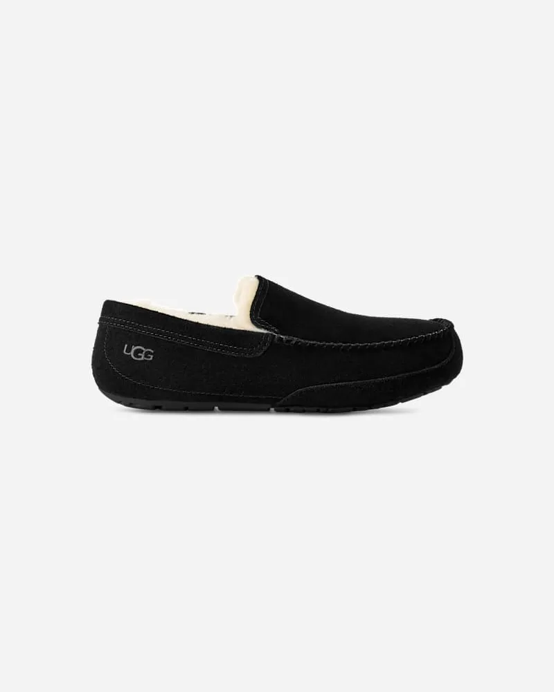 UGG Linscot Slipper für Herren in Black, Größe Wildleder Black