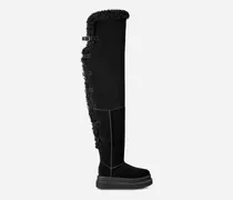 sacai Overknee-Boot für Damen in Black, Größe Wildleder