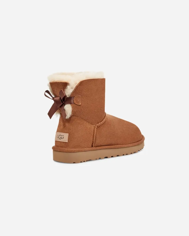 UGG Mini Bailey Bow II für Damen | UGG® EU in Brown, Größe Schaffell Chestnut