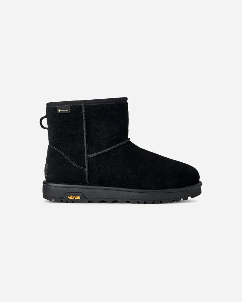 UGG Classic Mini GTX Boot für Damen in Black, Größe Veloursleder Black