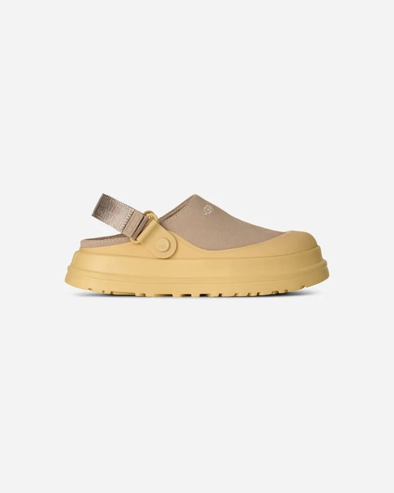 UGG GoldenGlow Clog aus Veloursleder für Damen in Moonlight, Größe Moonlight