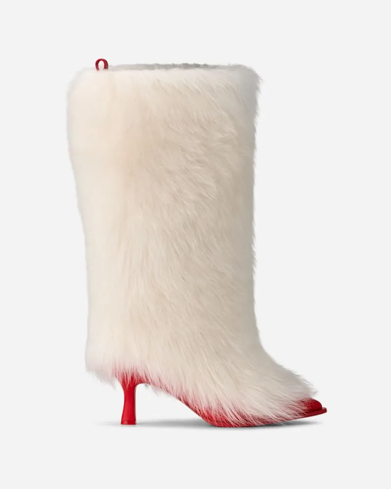 UGG AMBUSH Fur Heel für Damen in White, Größe Leder White