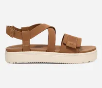 Zayne Sandale II mit Knöchelriemen für Damen | UGG® EU in Brown, Größe Nubukleder/Wildleder
