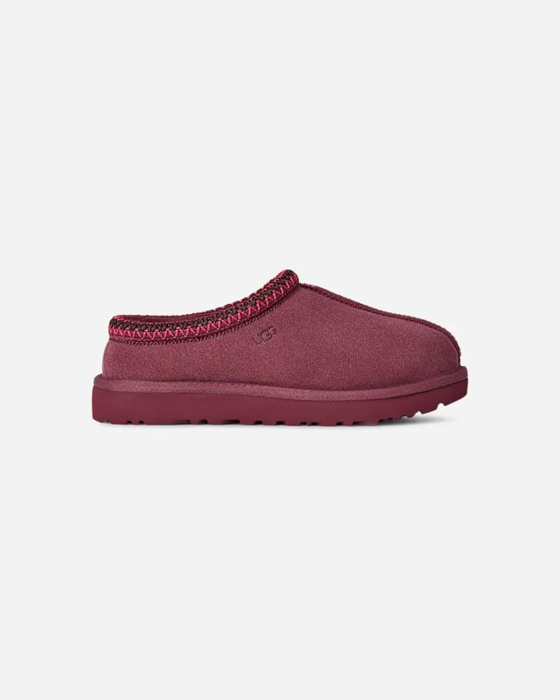 UGG Tasman II für Damen | Lammfell-Slipper auf in Burnt Magenta, Größe Veloursleder Burnt