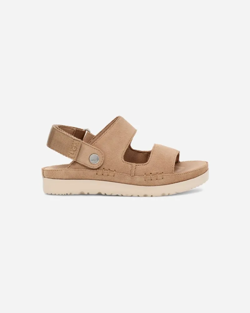 UGG Goldenstar Glide für Kinder in Beige, Größe Veloursleder Sand