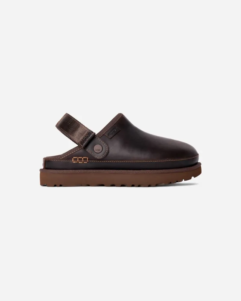 UGG Goldenstar Clog LTHR Regenerate für Damen in Ironwood, Größe Leder Ironwood