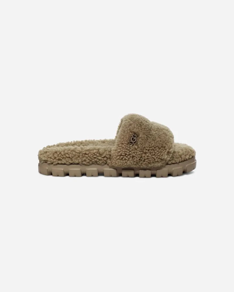 UGG Cozetta Curly Hausschuh für Damen in Brown, Größe Schaffell Antilope