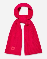 UGG Chunky Rib Knit Scarf Cerise