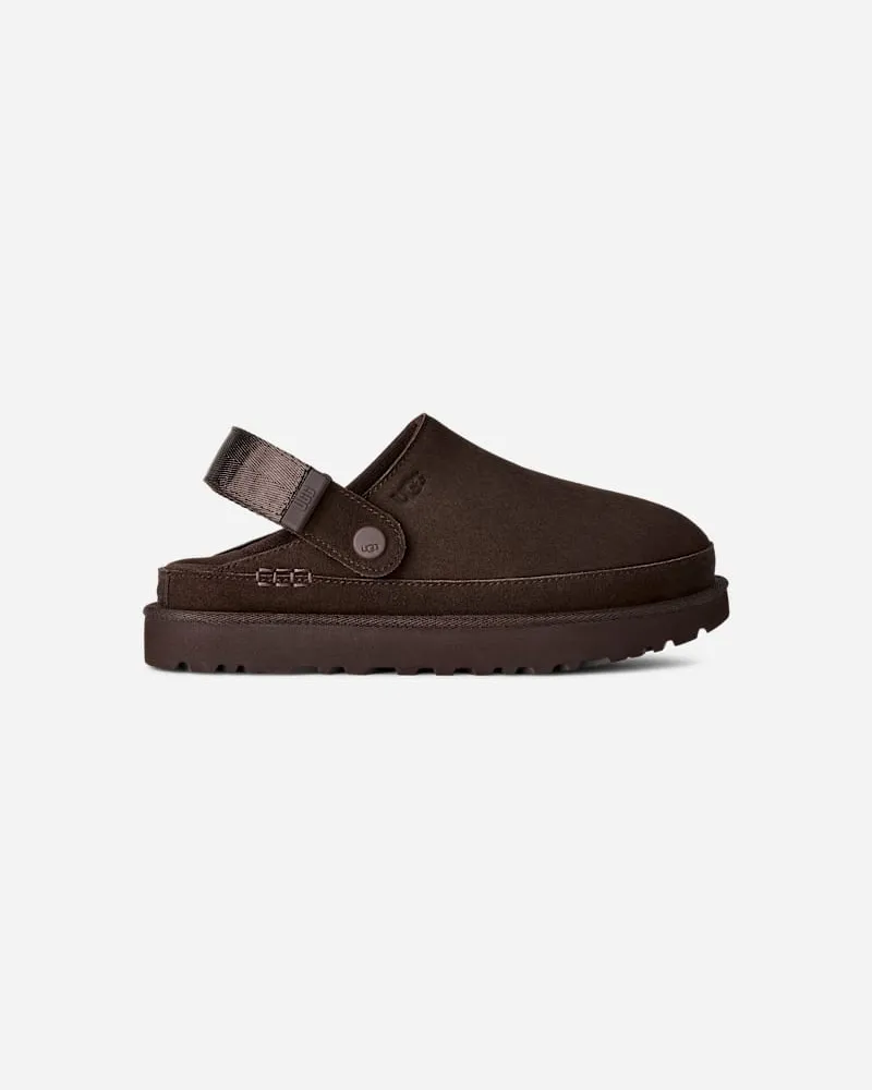 UGG Goldenstar Clog für Damen | UGG® EU in Dusted Cocoa, Größe Veloursleder Dusted