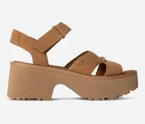 New Heights mit Knöchelriemen für Damen in Brown, Größe Wildleder