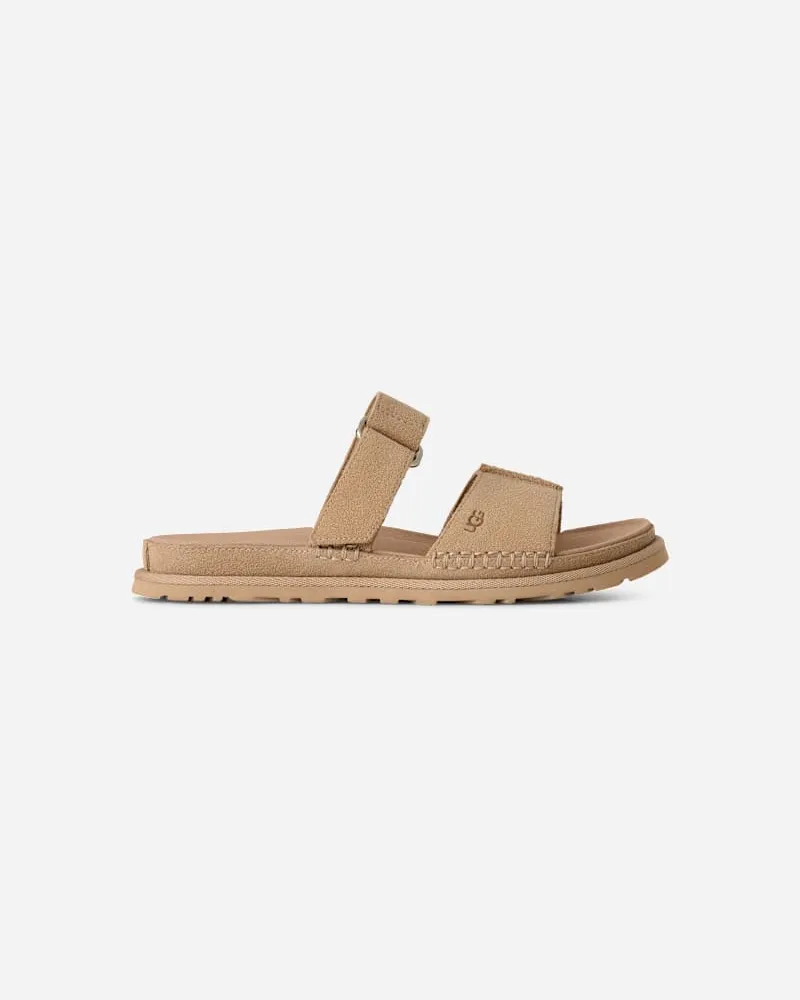 UGG GoldenGaze Slide für Damen in Brown, Größe Wildleder Mustard