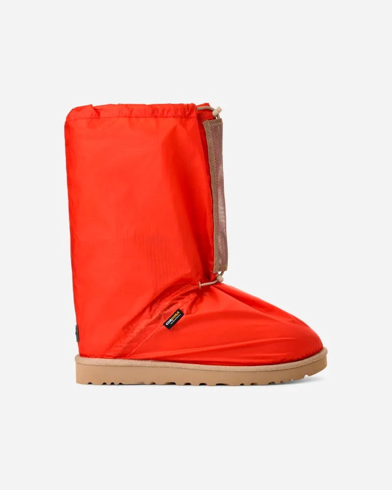 UGG Reese Cooper Classic Mini für Herren in Mandarin Red, Größe Fabric/Schaffell Mandarin