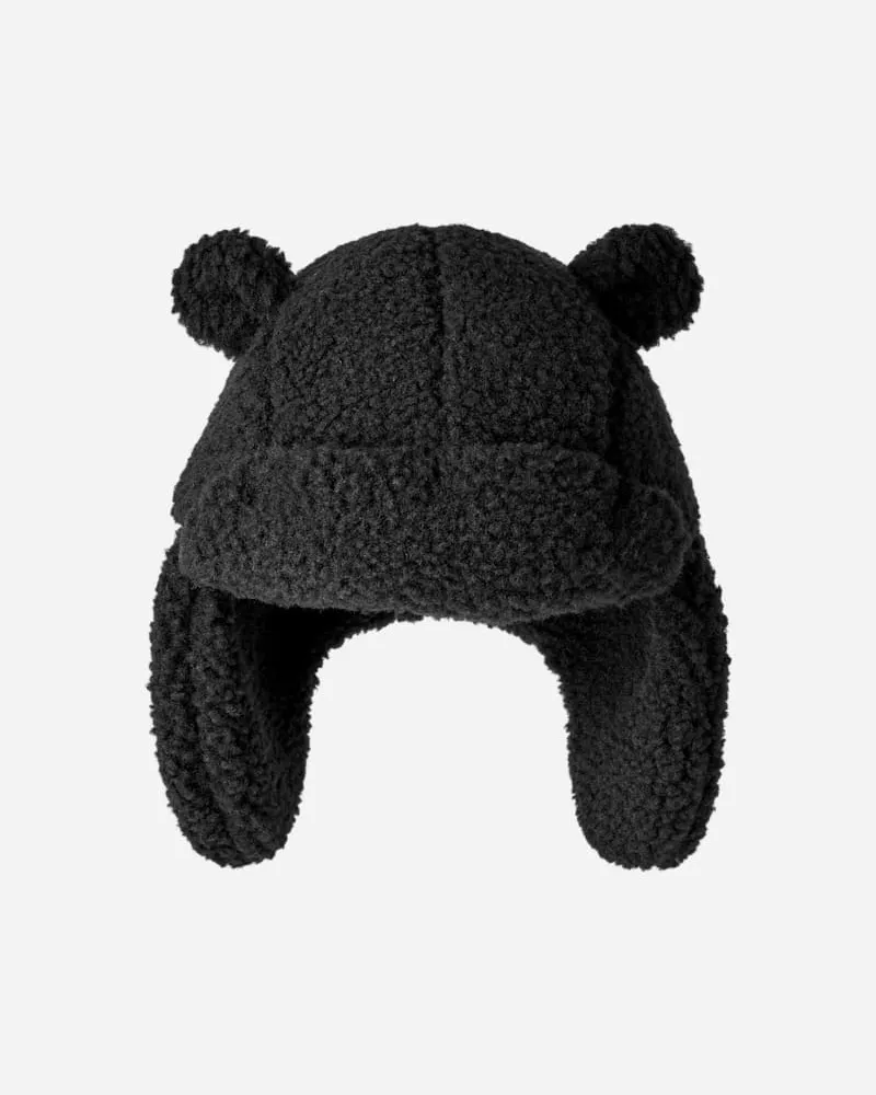 UGG Trappermütze aus ®fluff für Kinder in Black, Größe Fleece Black