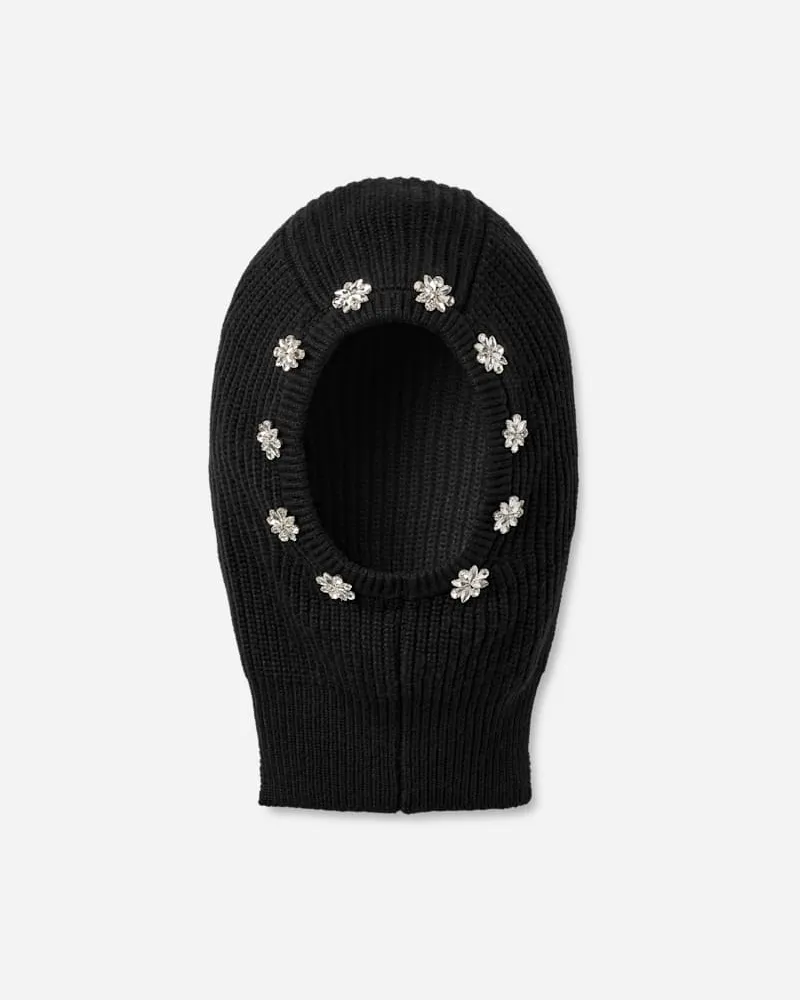 UGG Balaclava aus Strickmaterial mit Verzierung für Damen in Black, Größe Acrylmischung Black
