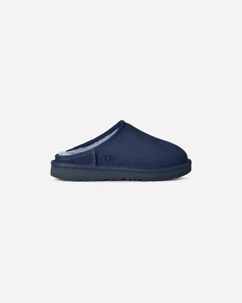 UGG Classic Slipper für Kinder | UGG® EU in Deep Ocean, Größe Veloursleder Deep