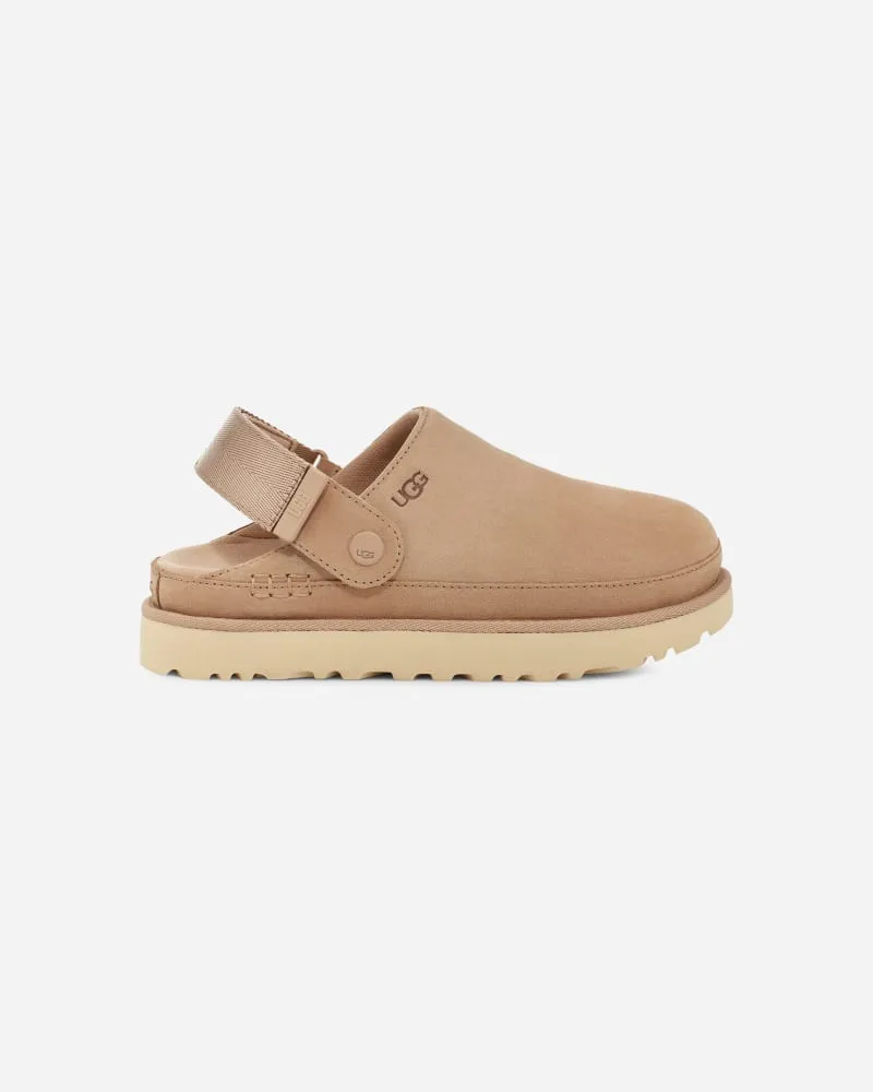 UGG Goldenstar Clog für Damen | UGG® EU in Brown, Größe Veloursleder Driftwood