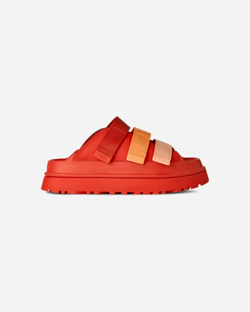 UGG GoldenGlow Slide für Damen in Red Pepper Multi, Größe Synthetik Red