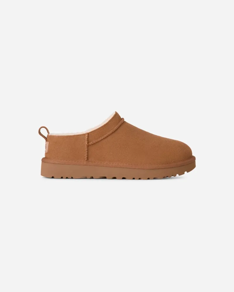 UGG Classic Micro Boot für Damen in Brown, Größe Veloursleder Chestnut