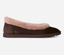 Zora Ballerina für Damen in Dusted Cocoa, Größe Veloursleder