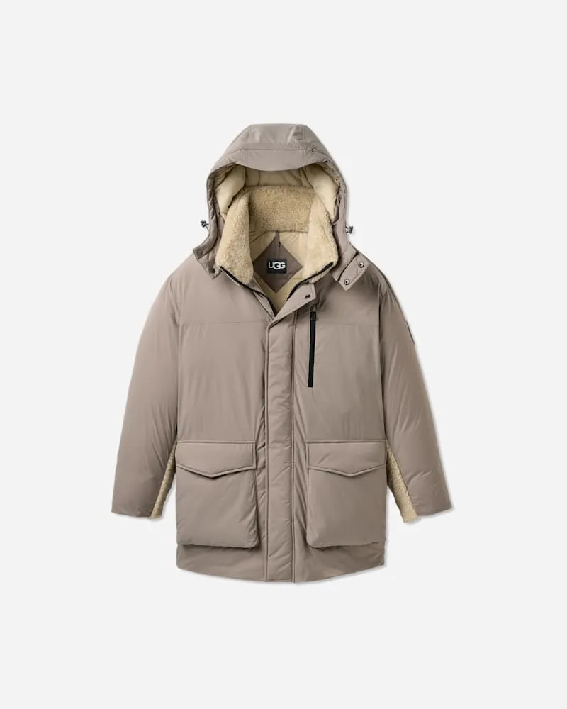 UGG Eamon Daunenparka für Herren in Cobble Grey, Größe Polyester Cobble