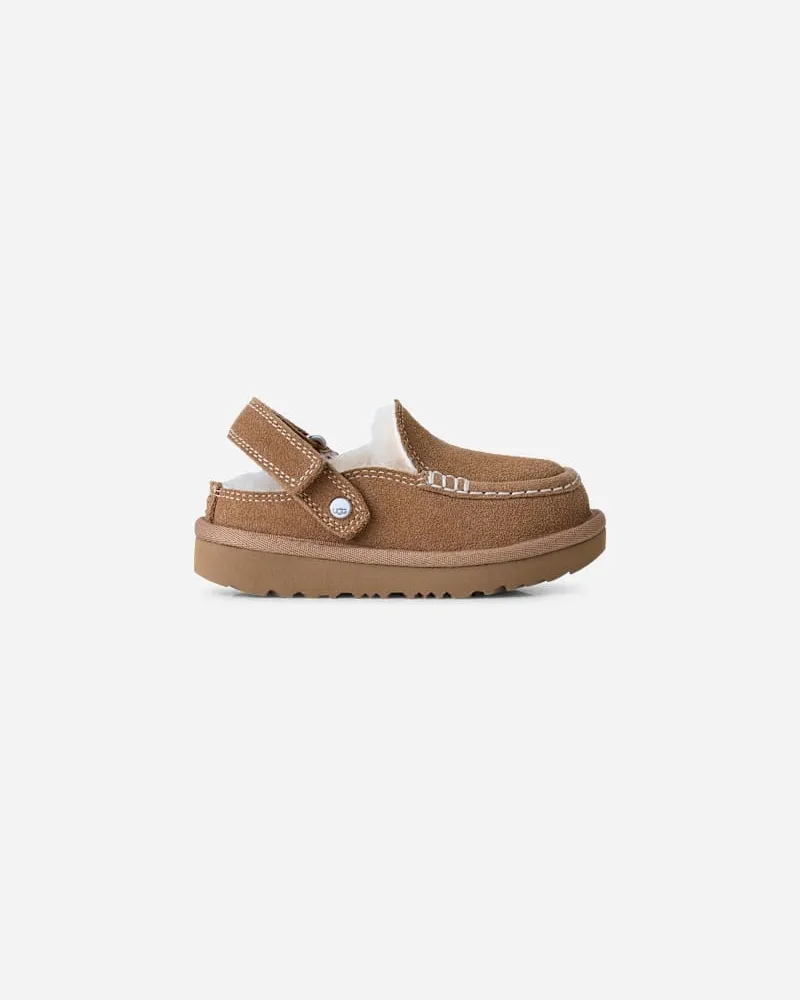 UGG Goldenstar Evelina Clog für Kinder in Brown, Größe Chestnut