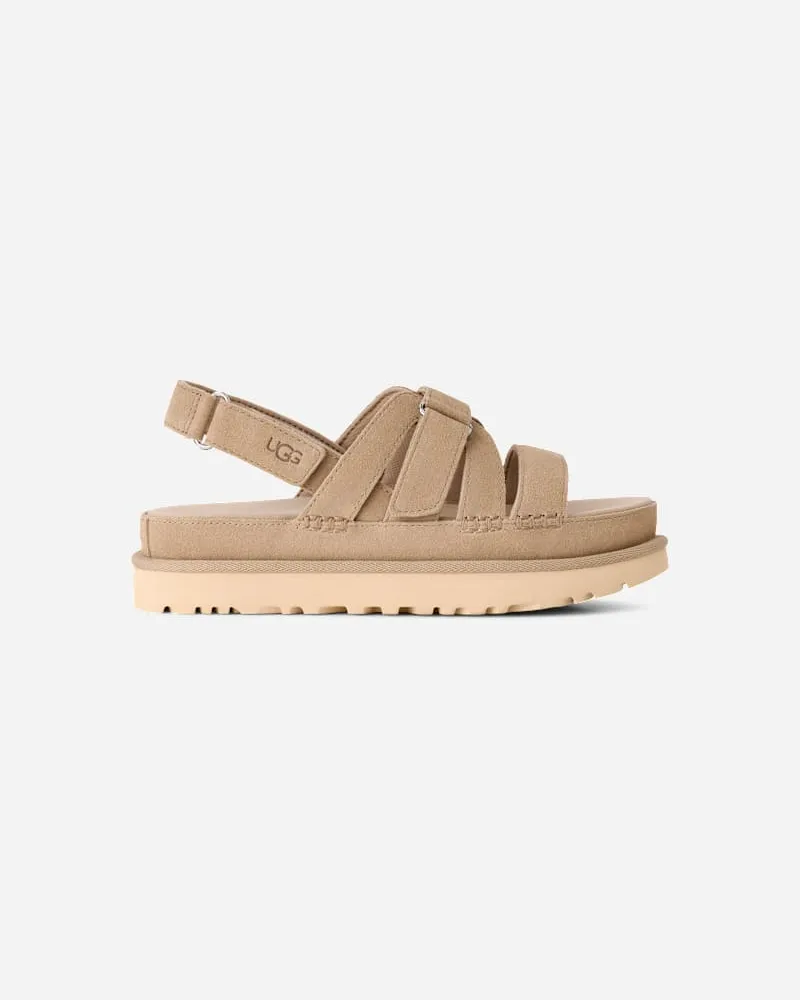 UGG Goldenstar Gleam Sandale für Damen in Brown, Größe Wildleder Mustard