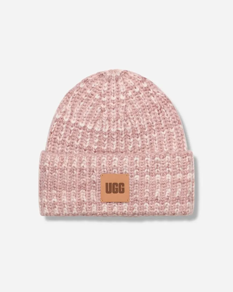 UGG Grobstrick-Beanie mit Space-dye-Effekt für Damen in Ashen Rose Multi, Größe Ashen