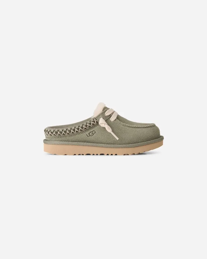 UGG Tasman Mule für Kinder in Shaded Clover, Größe Wildleder Shaded