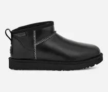 Classic Ultra Mini Leather Regenerate Boot für Damen in Black, Größe Leder
