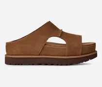 Goldenstar Hi Cutout Slide für Damen in Brown, Größe Leder