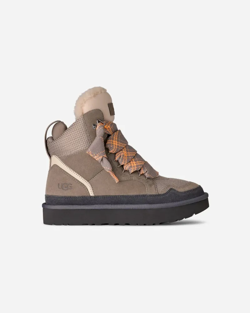 UGG Highmel Sneaker für Damen in Cobble Grey, Größe Canvas/Veloursleder Cobble