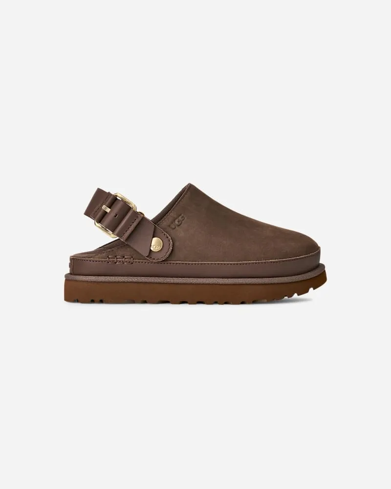 UGG Goldenstar Villa Clog für Damen in Molasses, Größe Nubukleder Molasses