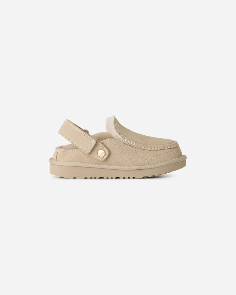 UGG Goldenstar Evelina Clog für Kinder in Sand Castle, Größe Sand