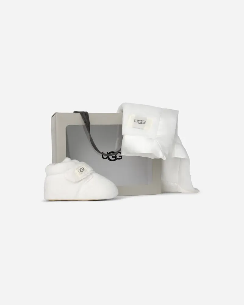 UGG Bixbee and Lovey Stiefelchen für Babys in White, Größe Fleece Vanilla