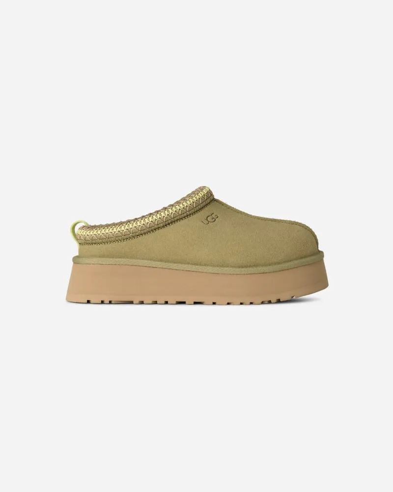 UGG Tazz II für Damen | Lammfell-Slipper auf in Muted Brass, Größe Veloursleder Muted