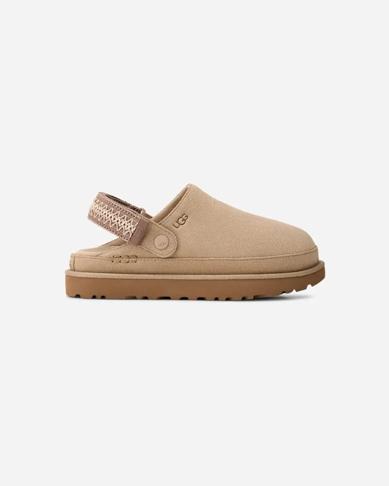 UGG Goldenstar ®braid Clog für Damen in Brown, Größe Veloursleder Mustard