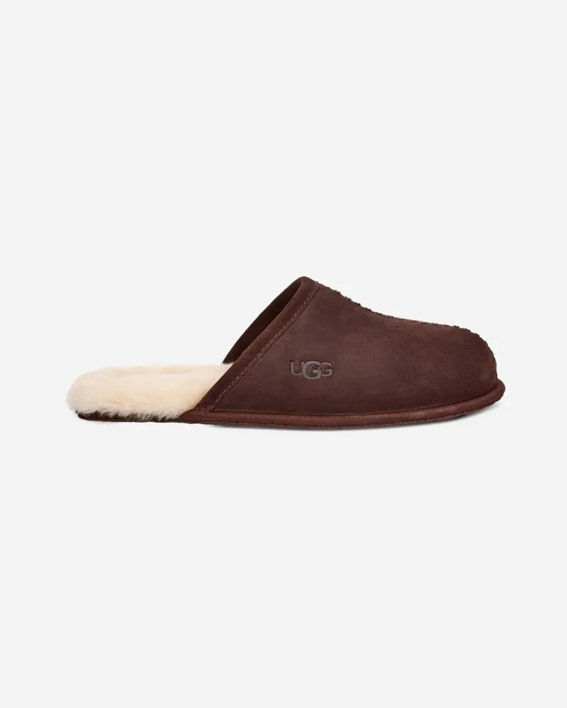 UGG Scuff Deco Hausschuh für Herren in Brown, Größe Veloursleder Stout