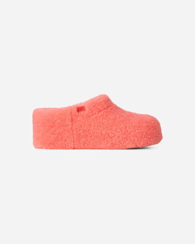 UGG Enwrap Fluffed Clog für Damen in Orange Gerbera, Größe Orange