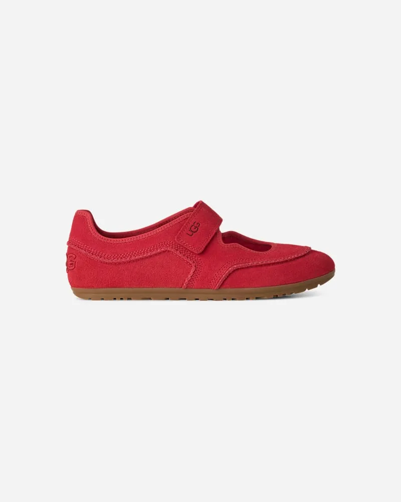 UGG Quill Mary-Jane-Sneaker für Damen in Red, Größe Ribbon