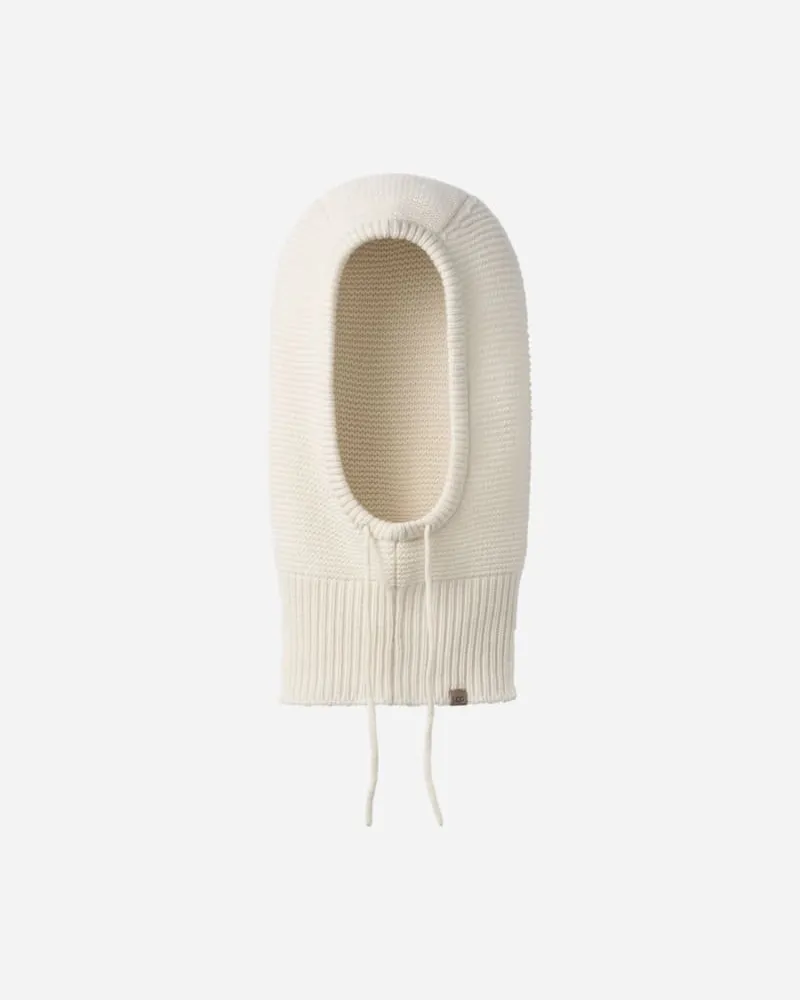 UGG Gestrickte Sturmhaube mit Tunnelzug für Damen in Cream, Größe Cream