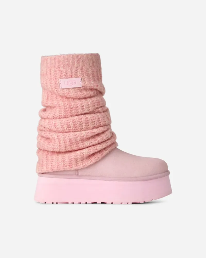 UGG Classic Mini Dipper Legwarmer für Damen | UGG® EU in Ribbon Candy, Größe Strick Ribbon