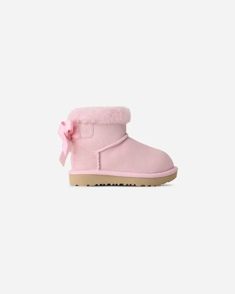 UGG Classic Mini Bailey Mixed Schleife Boot für Kinder in Ribbon Candy, Größe Wildleder Ribbon