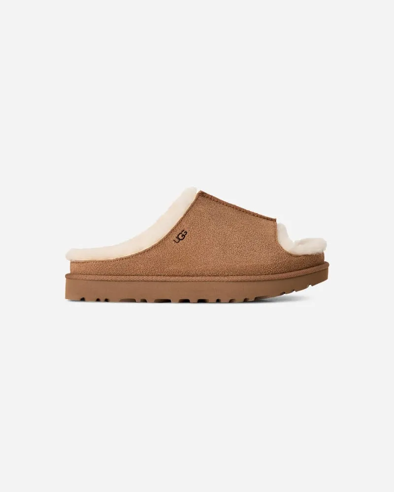 UGG Greenport Slide für Damen | UGG® EU in Brown, Größe Wildleder Chestnut